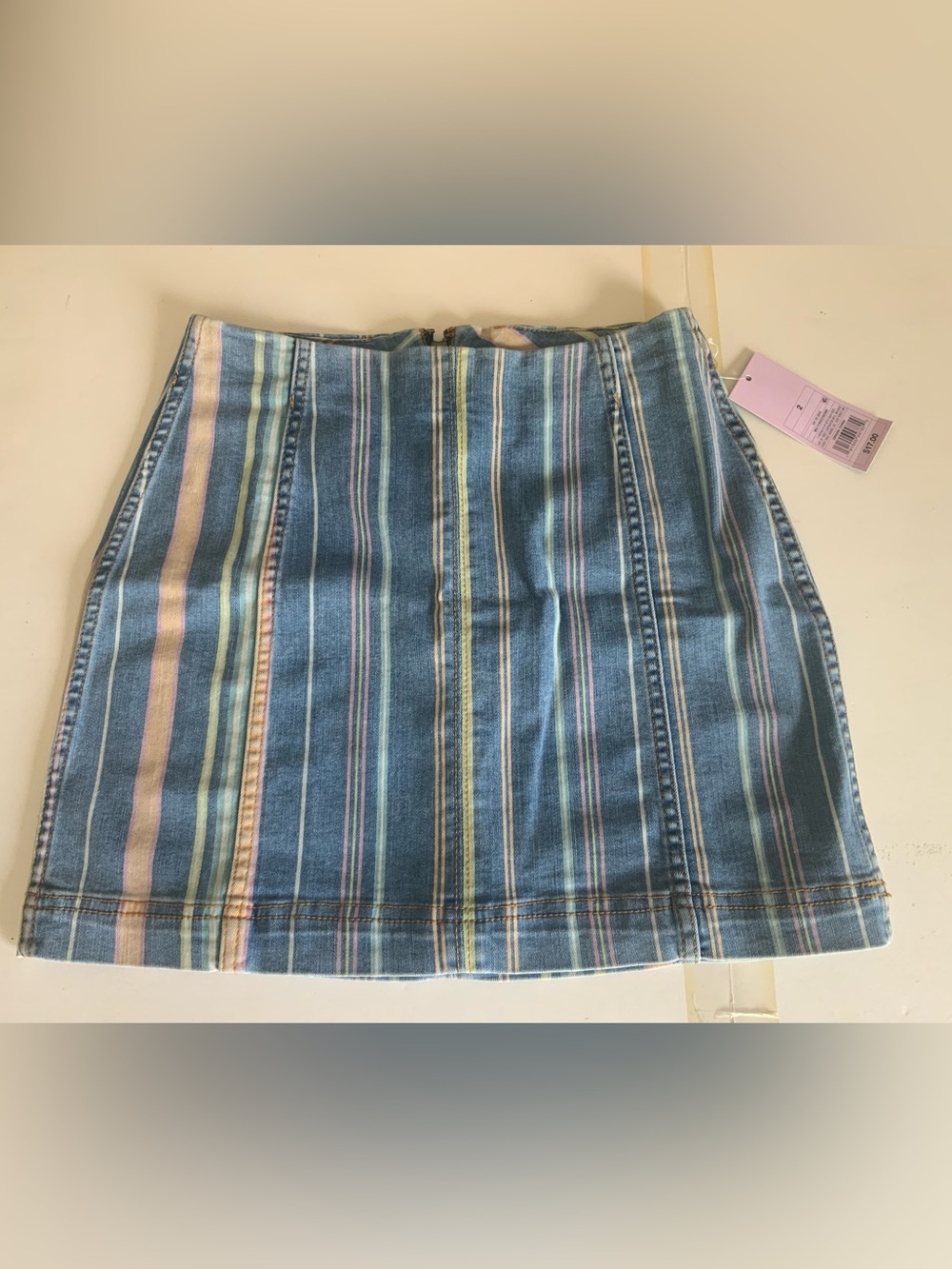 New Wild Fable Striped Denim Skirt Size 2